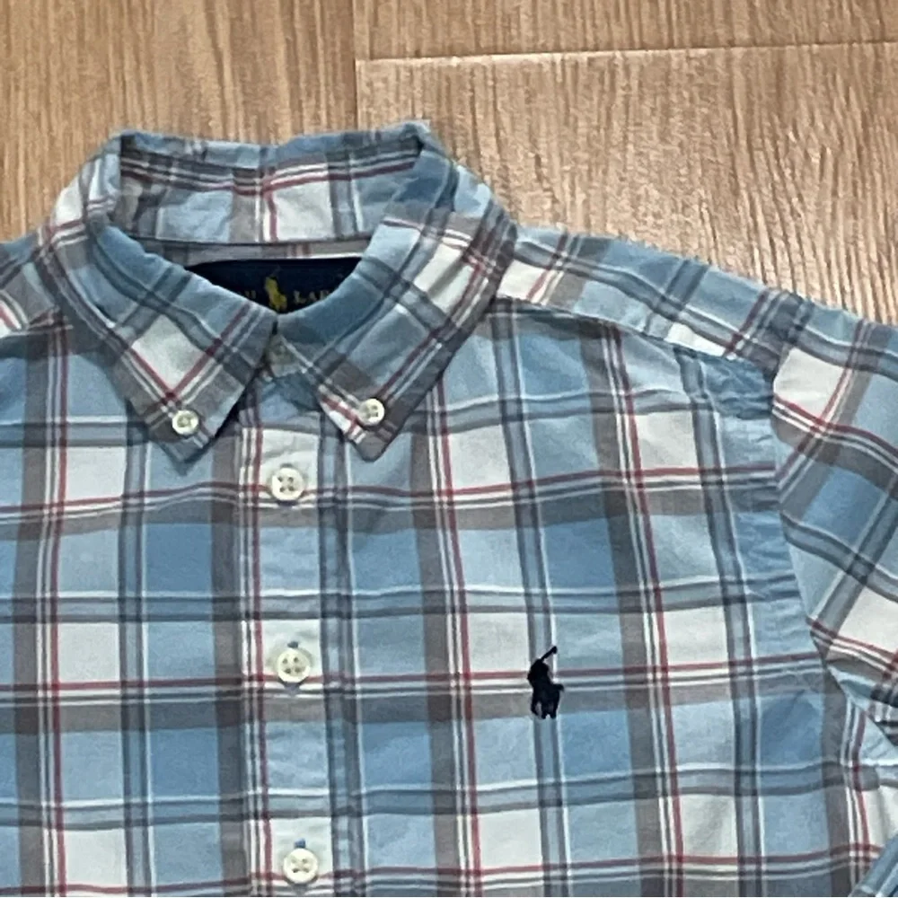 Polo Ralph Lauren Boys S/P (8) Long Sleeve Button Down Shirt Plaid Multicolor
